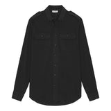 Black Military Style Shirt