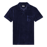 Navy Terry Polo Shirt
