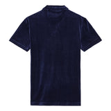 Navy Terry Polo Shirt