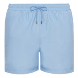 Blue swim shorts