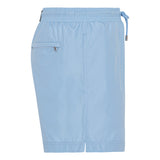 Blue swim trunks