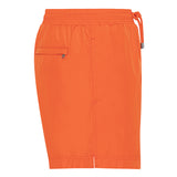 Orange swim shorts