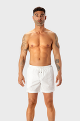 White swim trunks