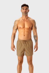 Beige swim trunks