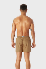Beige swim trunks