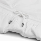 White swim shorts