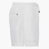 White swim shorts