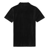 Black Terry Polo Shirt