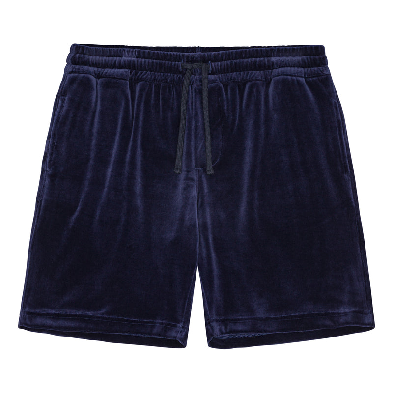 Navy Terry Shorts