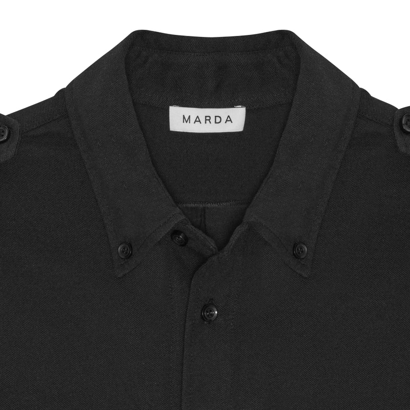 black military dress shirt Men's US Military American Long Sleeve Button Up Camo Casual Dress Shirt - Black - Cotton Blend