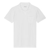 White Terry Polo Shirt