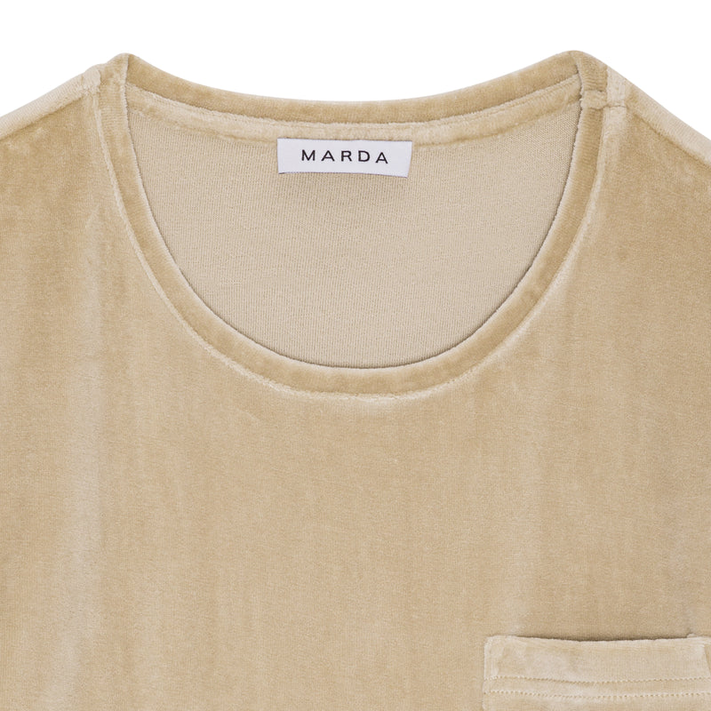 Beige Terry T-Shirt