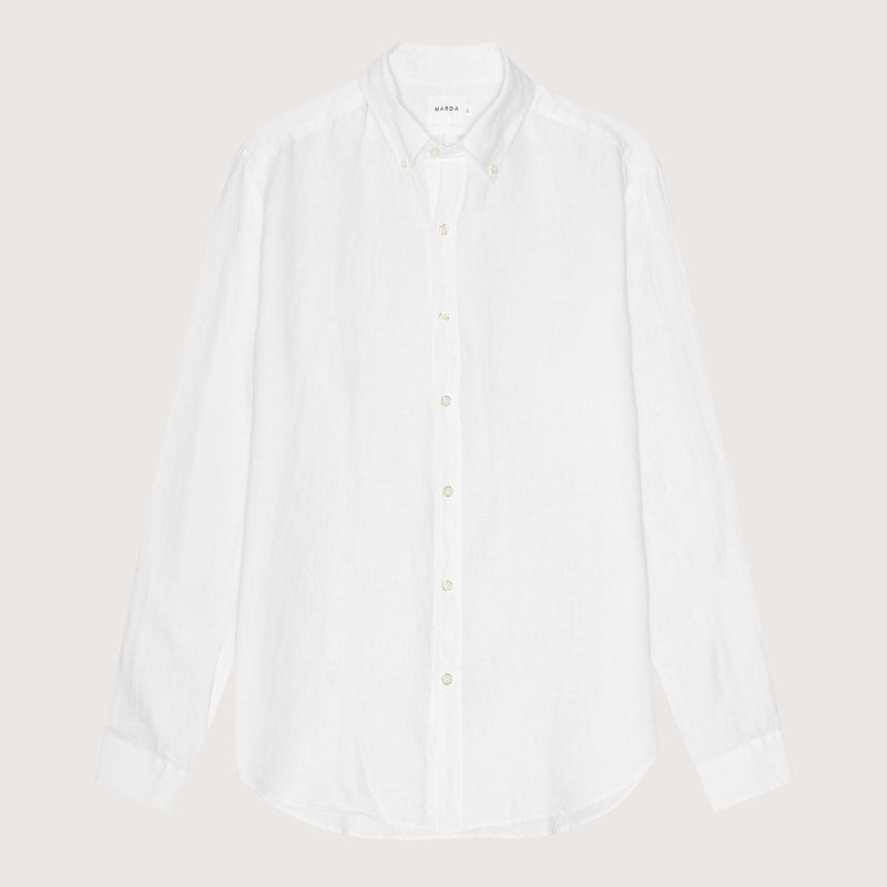 WHITE LINEN SHIRT