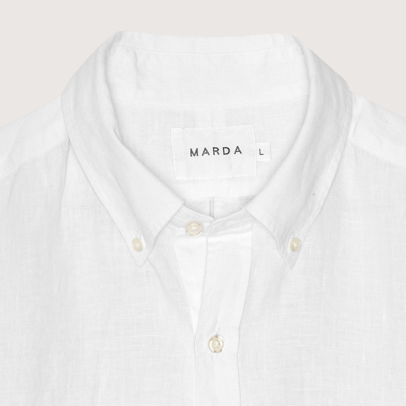 WHITE LINEN SHIRT