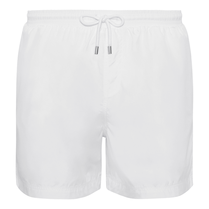White designer shop swim shorts