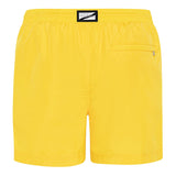 Yellow swim shorts
