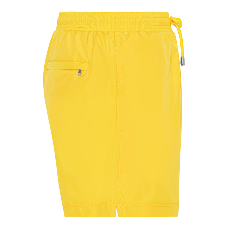 Yellow swim trunks