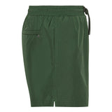 Green swim shorts